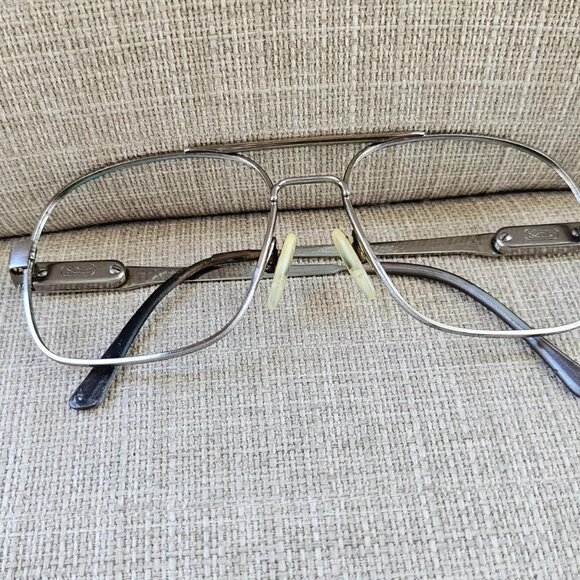 Vintage Men Eyeglasses/Glasses Frame Safilo Silver Tone Men Sunglasses Frame - Picture 3 of 11